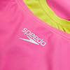 Speedo Girls Swimsuit One Piece Infinity Splice Thick StrapFlare Pink