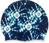 Speedo Swim Cap SiliconeSodalite Blue Tie Dye