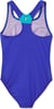 Speedo Girls Swimsuit One Piece Thick Strap Racer Back PrintedDazzling Blue