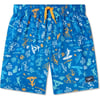 Speedo Boys Swim Trunk Mid Length Redondo PrintedSurf Cut Out