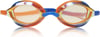 Speedo UnisexAdult Swim Goggles Vanquisher Extended ViewMirrored Blue OrangeAmberGold