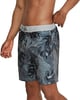 Mens Swim Trunk Knee Length Boardshort Bondi Printed18 Palm Monument