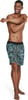 Mens Swim Trunk Knee Length Boardshort Bondi Printed18 Spray Porcelain