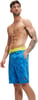 Mens Swim Trunk Knee Length Boardshort Bondi Printed20 Blue Bells