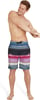 Mens Swim Trunk Knee Length Boardshort Bondi Printed20 Coastal China Blue