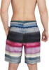 Mens Swim Trunk Knee Length Boardshort Bondi Printed20 Coastal China Blue