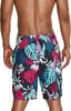 Mens Swim Trunk Knee Length Boardshort Bondi Printed20 Hothouse Anthracite