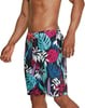 Mens Swim Trunk Knee Length Boardshort Bondi Printed20 Hothouse Anthracite