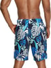 Mens Swim Trunk Knee Length Boardshort Bondi Printed20 Hothouse Peacoat