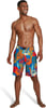 Mens Swim Trunk Knee Length Boardshort Bondi Printed20 Hothouse Vallarta Blue