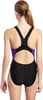 Speedo Big Girls Youth Quantum Splice SwimsuitBlackPurple