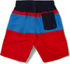 Speedo Boys Swim Trunk Knee Length Blocked VolleyHigh Risk Red