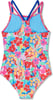 Speedo Girls Swimsuit One Piece Thin StrapsFauve Floral