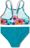 Speedo Girls Swimsuit Two Piece Bikini SetEnamel Blue