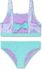 Speedo Girls Swimsuit Two Piece Bikini SetSeaside Marble