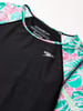 Speedo Girls Uv Swim Shirt Long Sleeve RashguardBlackWhite