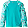 Speedo Girls Uv Swim Shirt Long Sleeve RashguardNew Turquoise