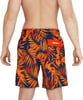 Speedo Mens Swim Trunk Mid Length SeasidePalm Spicy Orange