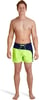 Speedo Mens Swim Trunk Short Length Redondo SolidBlock Green Gecko