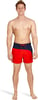 Speedo Mens Swim Trunk Short Length Redondo SolidBlock High Risk Red