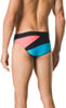 Speedo Mens Swimsuit Brief Endurance Lite Turnz PrintedDiscontinuedElectric Turquoise