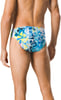 Speedo Mens Swimsuit Brief Endurance Lite Turnz PrintedDiscontinuedGreyAqua