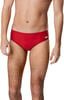 Speedo Mens Swimsuit Brief Powerflex Eco Solid AdultTrue Red