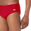 Speedo Mens Swimsuit Brief Powerflex Eco Solid AdultTrue Red