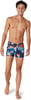 Speedo Mens Swimsuit Square Leg Eco Flex BeachstarFloatable Floral Peacoat