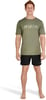 Speedo Mens Uv Swim Shirt Graphic Short Sleeve TeeHexalator Douglas Fir