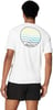 Speedo Mens Uv Swim Shirt Graphic Short Sleeve TeeHorizon Bright White