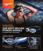 Speedo UnisexAdult Swim Goggle Biofuse 20Lava Red