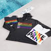 Speedo UnisexAdult TShirt Hoodie Pull OverPride Rainbow Brights