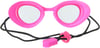 Speedo UnisexChild Swim Goggles Sunny G Ages 38Hot PinkSmoke