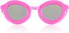 Speedo UnisexChild Swim Goggles Sunny G Ages 38Hot PinkSmoke