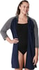 Speedo Womens Hooded Aquatic Fitness Robe and CoverUp with Full Front ZipSpeedo Navy