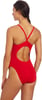 Speedo Womens Lifeguard Flyback One Piece Swimsuit with 4Way StretchFly Back Speedo Red