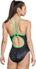 Speedo Womens Solar Boom Flyback SwimsuitEmerging Speedo Green