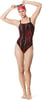 Speedo Womens Solar Boom Flyback SwimsuitSolar Speedo Red