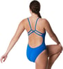 Speedo Womens Standard Swimsuit One Piece Endurance Strappy SolidSPEEDO BLUE