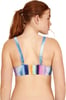 Speedo Womens Swimsuit Bikini Top Adjustable Square NeckRainbow Stripe