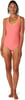 Speedo Womens Swimsuit One Piece Contrast Binding High CutSun Kissed Coral