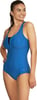 Speedo Womens Swimsuit One Piece Creora Highclo TouchbackBright Cobalt