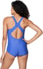 Speedo Womens Swimsuit One Piece Creora Highclo TouchbackRoyal Blue