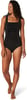 Speedo Womens Swimsuit One Piece Endurance Shirred Tank Moderate CutAnthracite