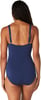 Speedo Womens Swimsuit One Piece Endurance Shirred Tank Moderate CutPeacoat