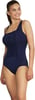 Speedo Womens Swimsuit One Piece Endurance Shirred Tank Moderate CutSpeedo Navy