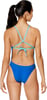 Speedo Womens Swimsuit One Piece Endurance Turnz Tie Back SolidChronos Blue Block