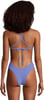 Speedo Womens Swimsuit One Piece Endurance Turnz Tie Back SolidHigh Neck Baja Blue