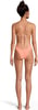 Speedo Womens Swimsuit One Piece Endurance Turnz Tie Back SolidHigh Neck Fusion Coral